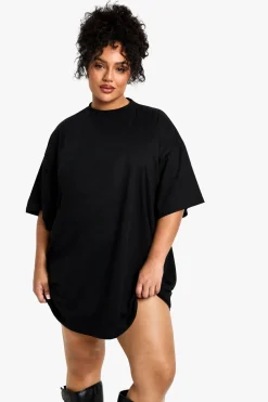 Dresses^Nasty Gal plus oversized t-shirt dress |