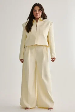 Pants^Nasty Gal Plus Premium Tailored Wide Leg Trouser |