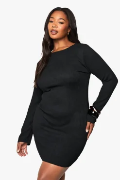 Dresses^Nasty Gal Plus Ripple Texture Bodycon Dress |