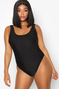 Swimwear^Nasty Gal Plus Scoop Back Swimsuit |