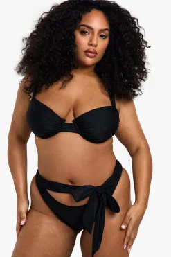 Swimwear^Nasty Gal Plus Swimwear Essentials Tie High Waist Brief |