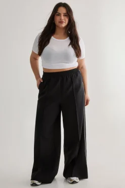 Pants^Nasty Gal Plus Tailored Contrast Piped Joggers |