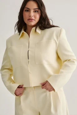 Jackets^Nasty Gal Plus Tailored Trucker Jacket |