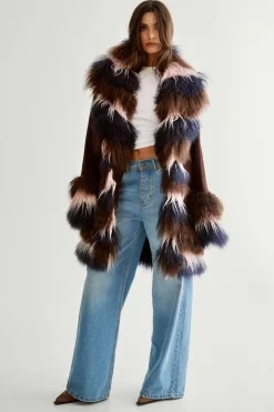 Real & Faux Suede|Boho Clothing^Nasty Gal Premium Real Suede And Shearling Coat |