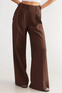 Pants^Nasty Gal Premium Tailored Tie Detail Trouser |
