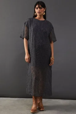 Dresses^Nasty Gal Premium Tissue Organza Midaxi T-shirt Dress |