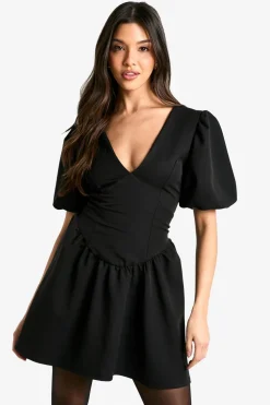 Dresses^Nasty Gal Puff Sleeve Smock Dress |