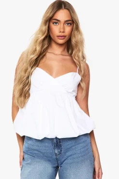 Cami Tops|Tops^Nasty Gal Puffball Poplin Cami |