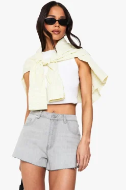 Shorts|Shorts^Nasty Gal Raw Hem Denim Short |