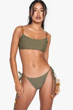 Bikinis|Swimwear^Nasty Gal Resin Stone Scoop Neck Bikini Top |