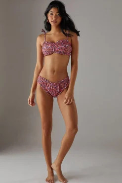 Swimwear^Nasty Gal Ruched Front Bikini Top |