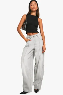 Jeans|Denim^Nasty Gal Seam Detail Slouchy Boyfriend Jean |