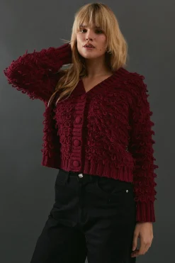 Knitwear^Nasty Gal Shaggy Button Down Cardigan |