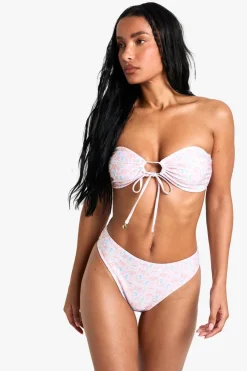 Bikinis|Swimwear^Nasty Gal Shell Print High Waist Brief |