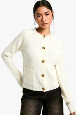 Knitwear^Nasty Gal Soft Knit Boxy Cardigan With Pockets |