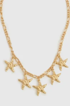 Jewelry^Nasty Gal Starfish Scattered Necklace |