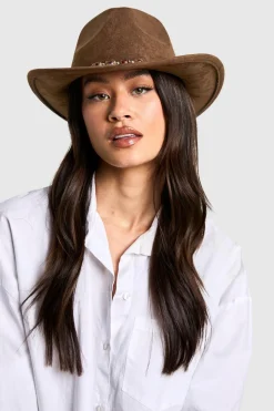 Winter Accessories|Cowgirl^Nasty Gal Strap Detail Western Cowboy Hat |