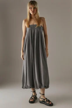 Dresses^Nasty Gal Strappy Seam Detail Bubble Midi Sundress |