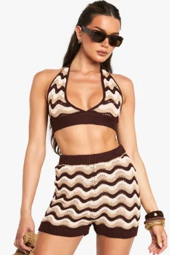 Crochet|Stripes^Nasty Gal Stripe Crochet Bralet |