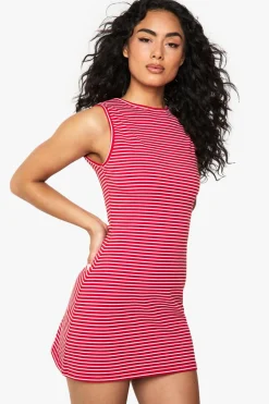 Stripes^Nasty Gal Stripe Sleeveless A-Line Mini Dress |