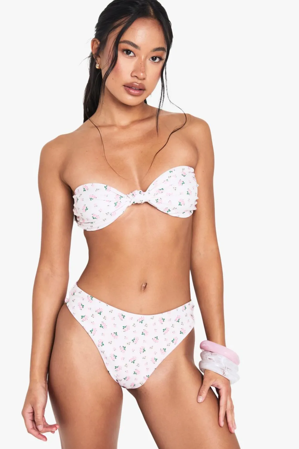 Bikinis|Swimwear^Nasty Gal Swimwear Essentials Ditsy Floral Bikini Bottoms |