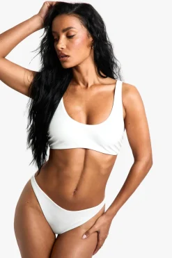 Bikinis|Swimwear^Nasty Gal Swimwear Essentials Scoop Bikini Top |