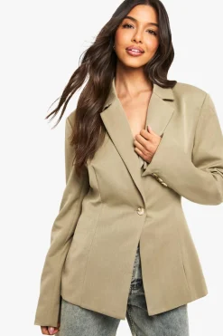 Blazers|Blazers^Nasty Gal Tailored Cinched Waist Blazer |