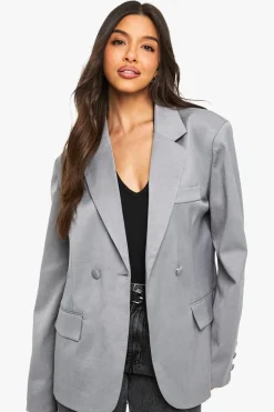 Blazers|Blazers^Nasty Gal Tailored Cinched Waist Wrap Blazer |