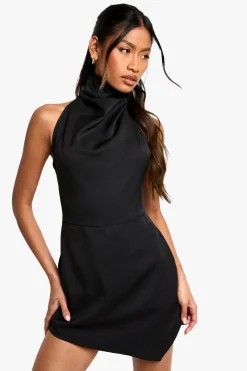 Rompers|Rompers^Nasty Gal Tailored Cowl Neck Sccop Back Playsuit |