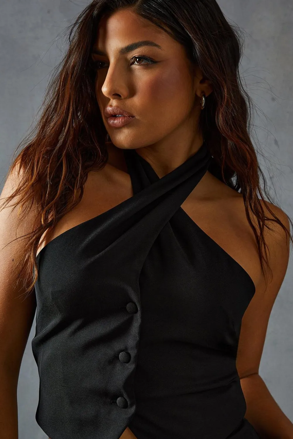 Suits & Tailoring|Suits & Tailoring^Nasty Gal Tailored Halter Neck Waistcoat |