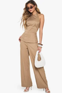 Jumpsuits|Jumpsuits^Nasty Gal Tailored High Neck Waistcoat Jumpsuit |