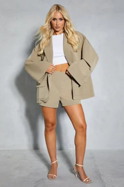 Shorts|Shorts^Nasty Gal Tailored High Waist Pleat Detail Shorts |