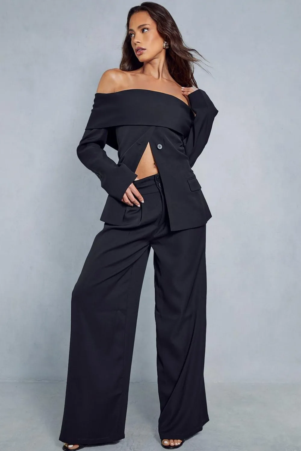 Pants^Nasty Gal Tailored High Waisted Button Detail Trousers |