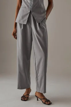 Pants^Nasty Gal Tailored High Waisted Tailored Barrel Leg Trousers |