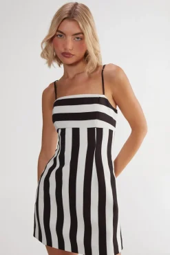 Stripes|Mini Dresses^Nasty Gal Tailored Stripe Mini Dress |