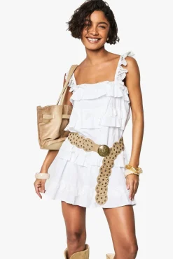 Dresses^Nasty Gal Tall Lace Ruffle Mini Dress |