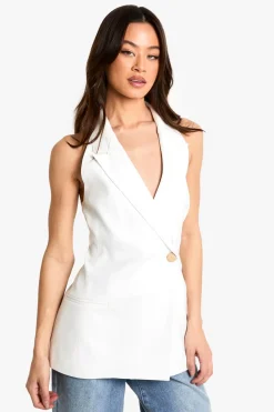 Suits & Tailoring|Suits & Tailoring^Nasty Gal Tall Longline Waistcoat |