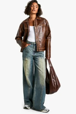 Jeans|Denim^Nasty Gal Tall Seam Detail Straight Leg Jeans |