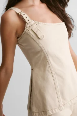 Denim Tops|Denim^Nasty Gal The Denim One Shoulder Top |