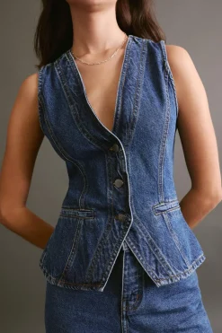 Festival Outfits|Festival Outfits^Nasty Gal The Longline Denim Waistcoat |