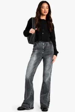 Jeans|Denim^Nasty Gal The Tall High Waist Flared Jean |
