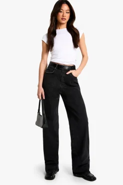 Jeans|Denim^Nasty Gal The Tall High Waist Loose Straight Jean |