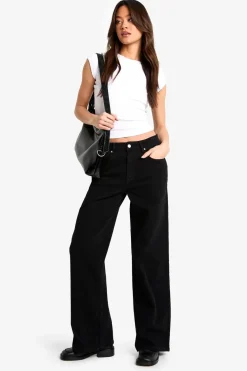 Jeans|Denim^Nasty Gal The Tall Mid Waist Wide Leg Jean |