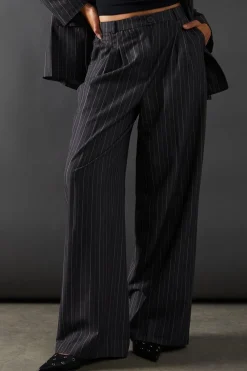 Stripes|Pants^Nasty Gal The Ultimate Pinstripe Wide Leg Trouser |