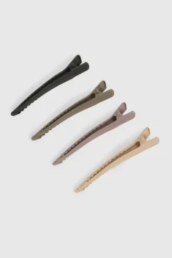 Hair & Hats^Nasty Gal Tonal Hair Clip 4 Pack |
