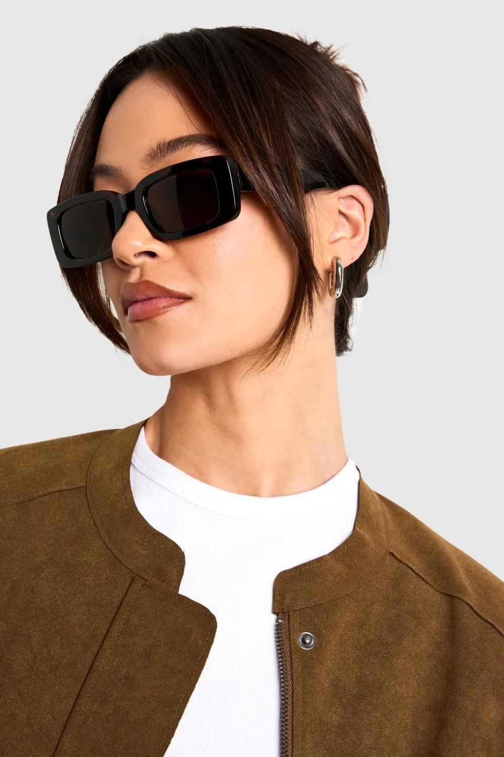 Sunglasses^Nasty Gal Tortoise Shell Frame Square Sunglasses |