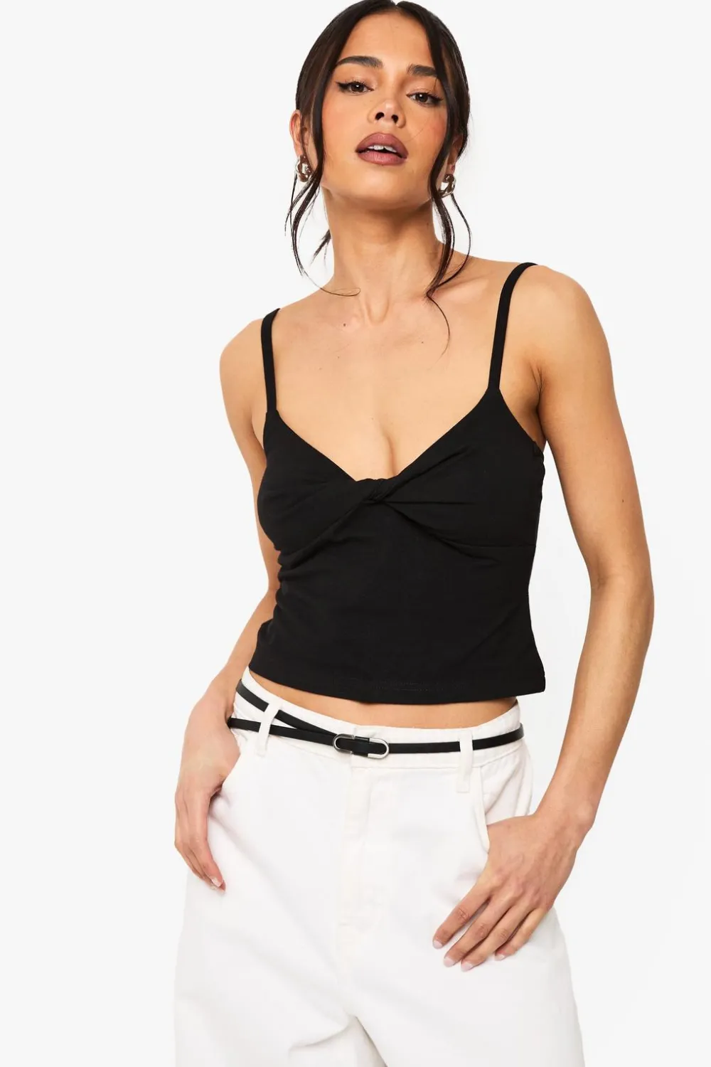 Tops^Nasty Gal Twist Front Sweetheart Neckline Vest Top |