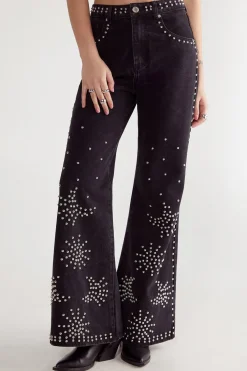 Cowgirl|Jeans^Nasty Gal Western Studded Flare Jean |