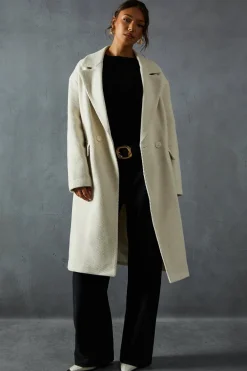 Coats^Nasty Gal Wool Look Textured Coat |