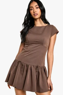 Dresses^Nasty Gal Woven Cap Sleeve Mini Skater Dress |